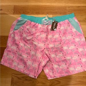 Matilda Jane Pink Flamingo Swim Shorts